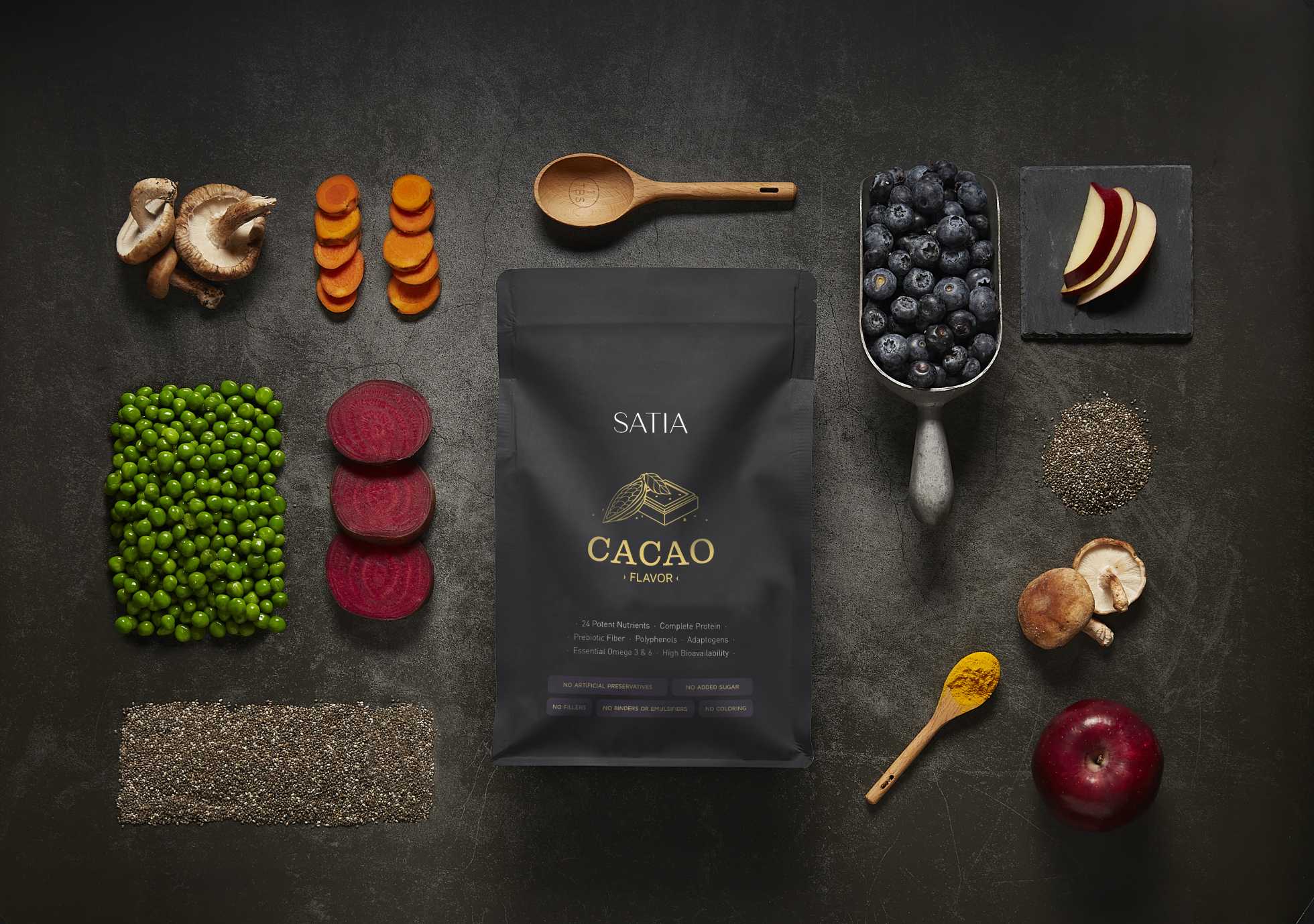 Satia 2L pouch, cacao